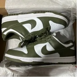 Nike Dunk Haki-Beyaz